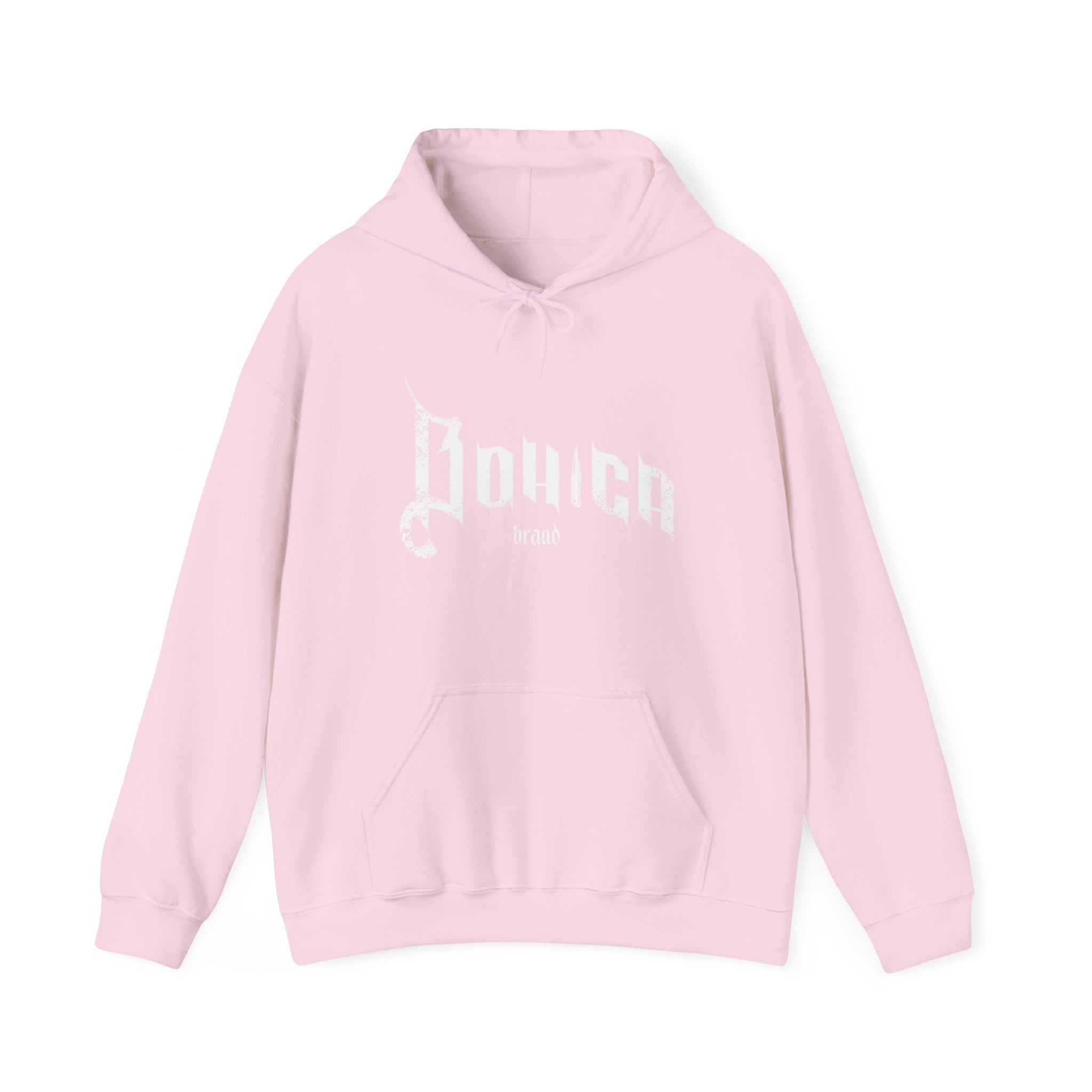 BOHICA OPS Gothic Logo Hoodie — Black Streetwear Pullover