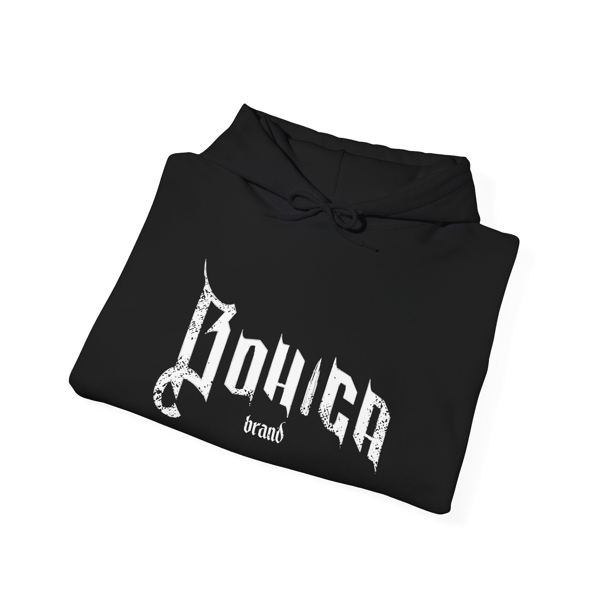 BOHICA OPS Gothic Logo Hoodie — Black Streetwear Pullover