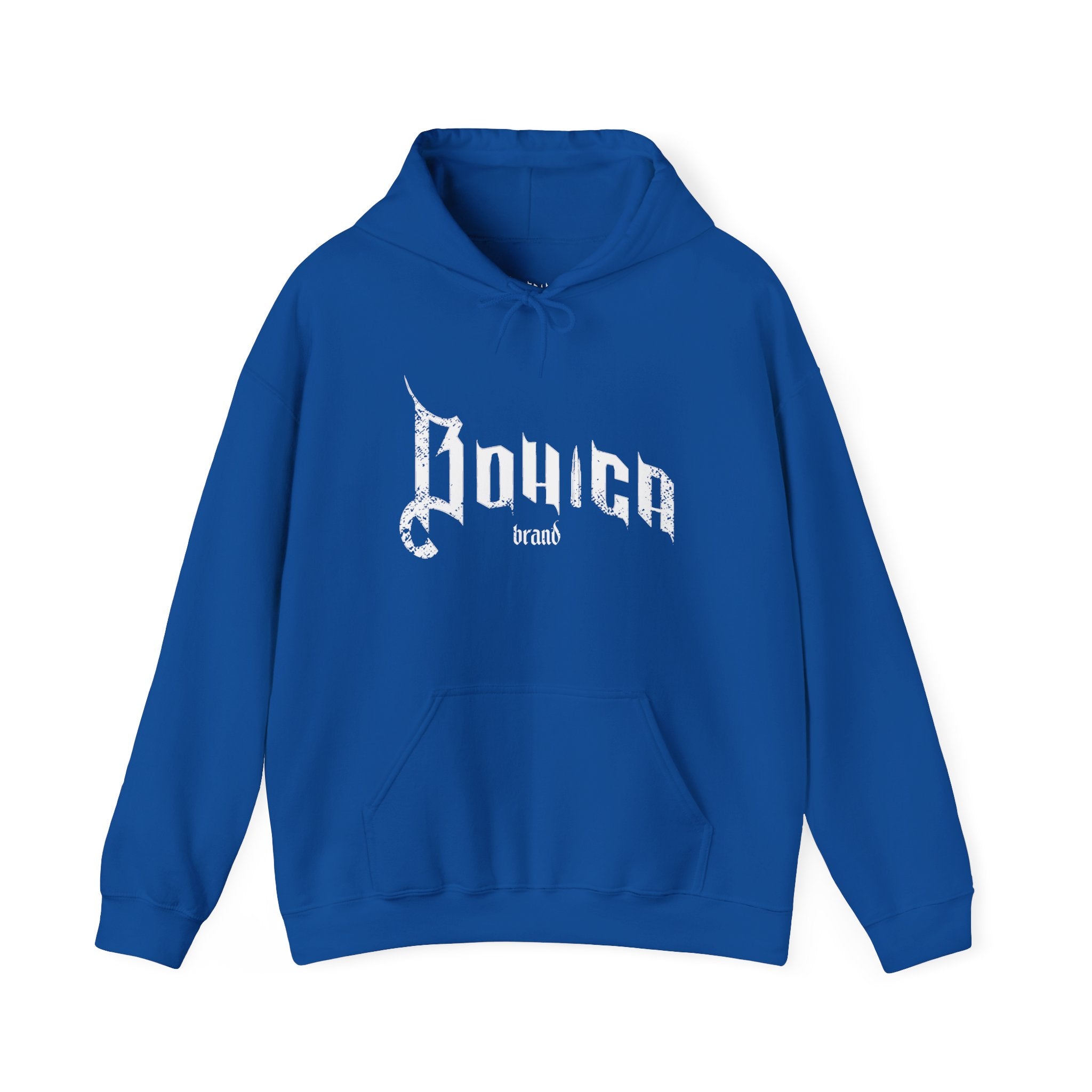 BOHICA OPS Gothic Logo Hoodie — Black Streetwear Pullover