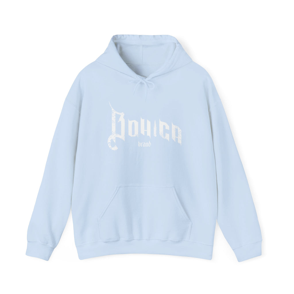 BOHICA OPS Gothic Logo Hoodie — Black Streetwear Pullover
