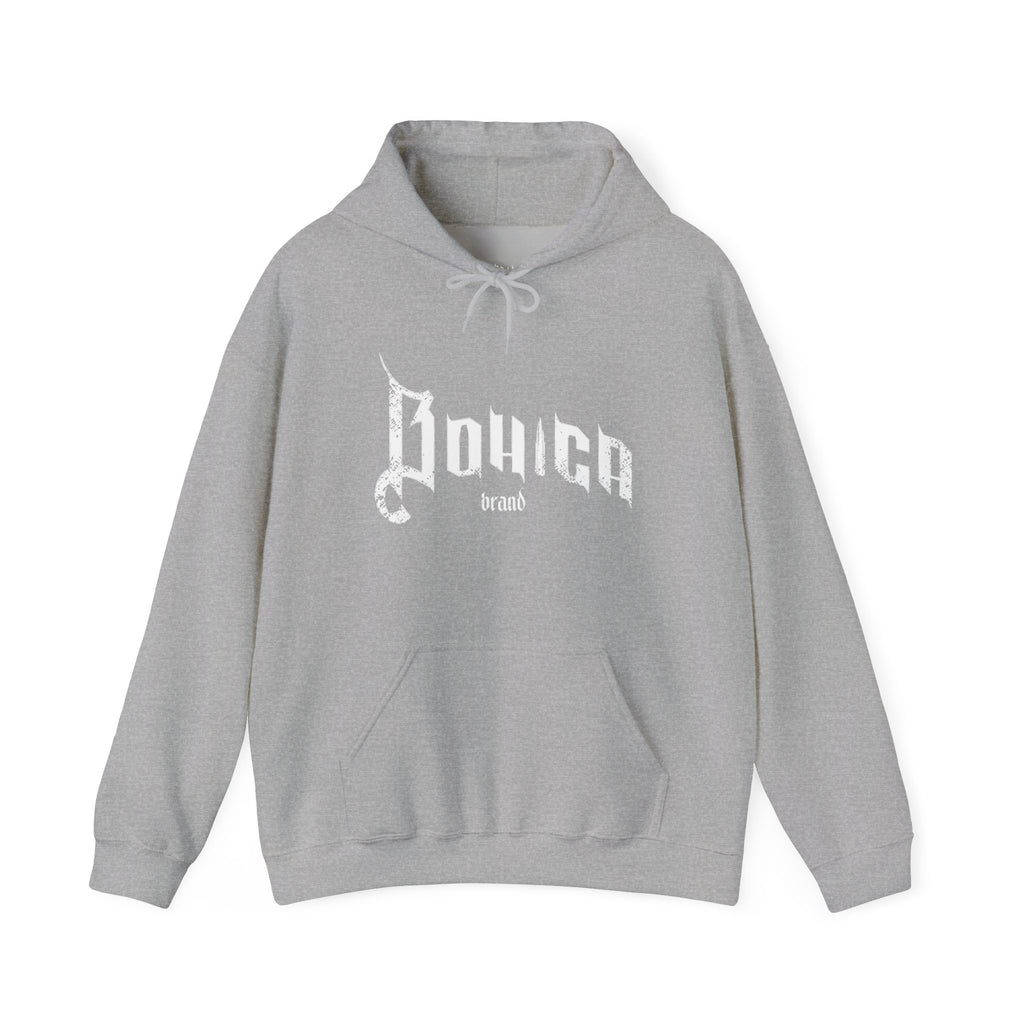 BOHICA OPS Gothic Logo Hoodie — Black Streetwear Pullover
