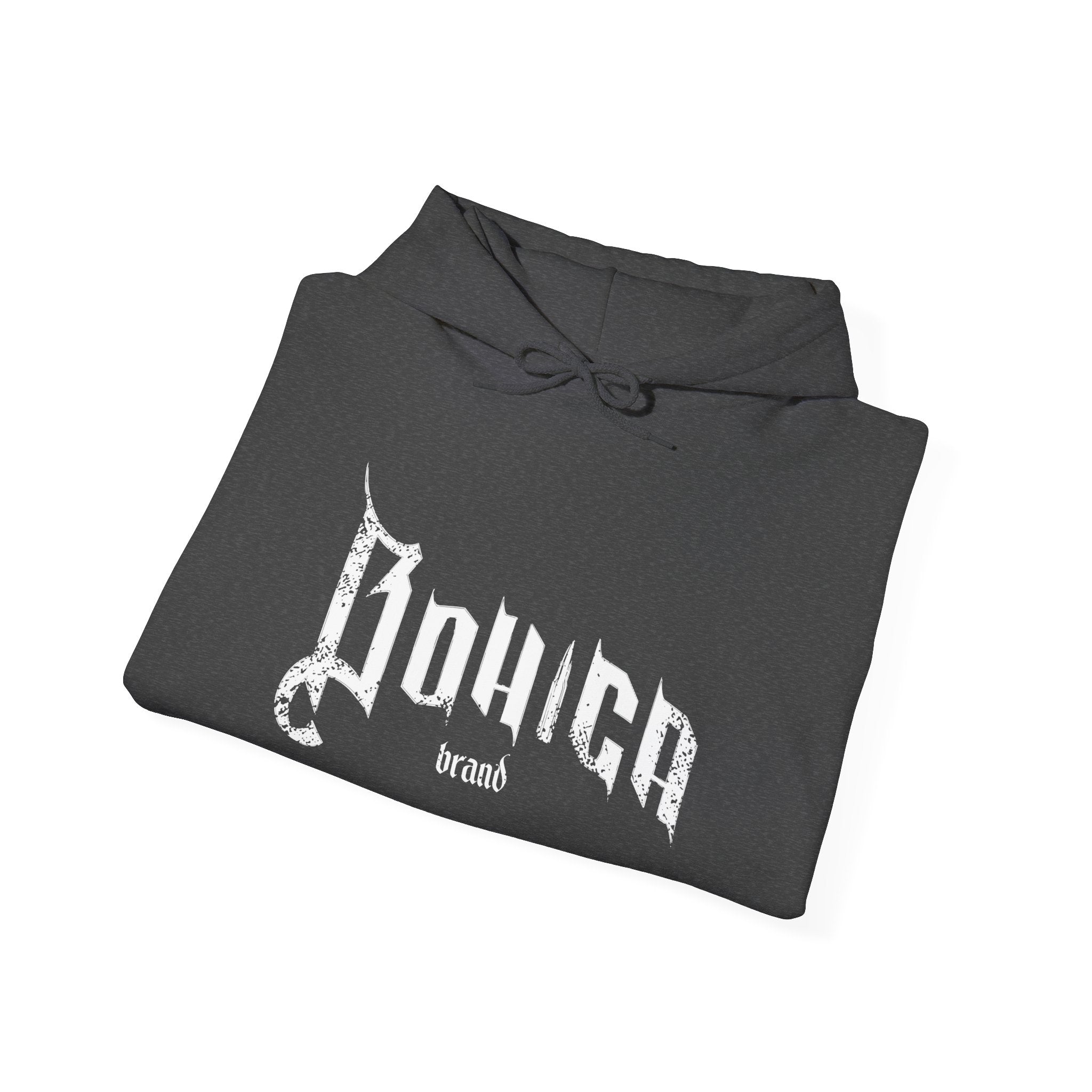 BOHICA OPS Gothic Logo Hoodie — Black Streetwear Pullover